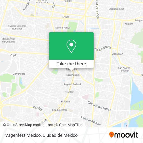 Vagenfest México map