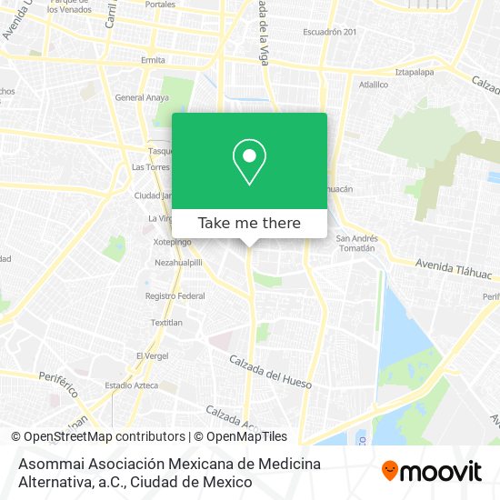 Asommai Asociación Mexicana de Medicina Alternativa, a.C. map