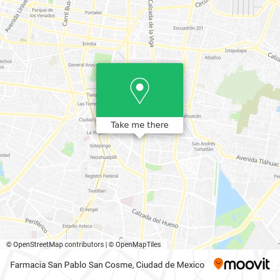 Farmacia San Pablo San Cosme map