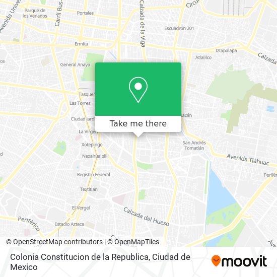Colonia Constitucion de la Republica map