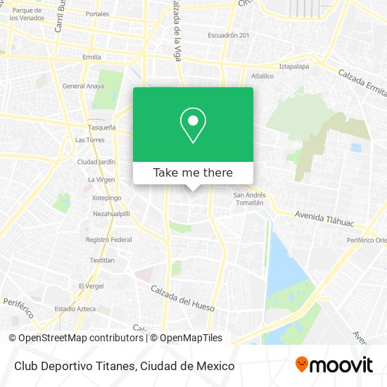 Club Deportivo Titanes map