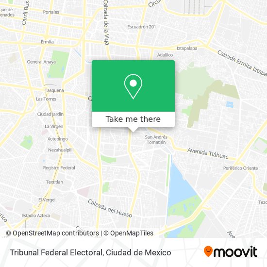 Mapa de Tribunal Federal Electoral