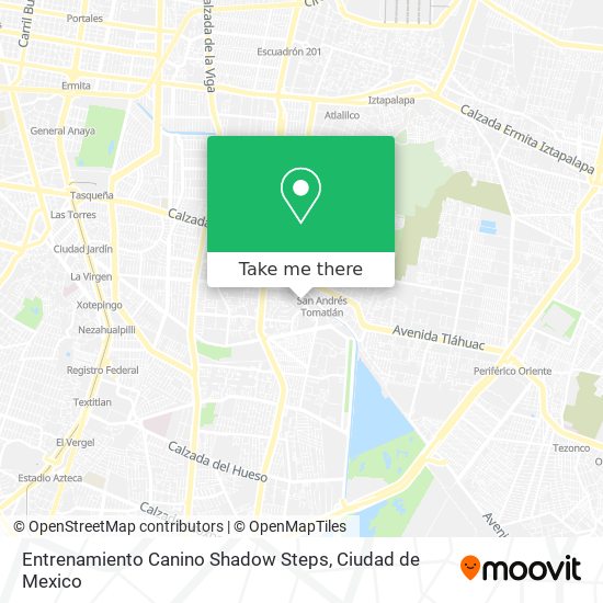 Entrenamiento Canino Shadow Steps map