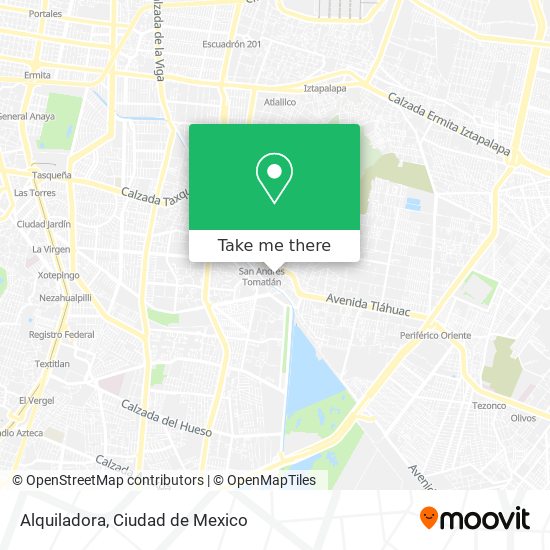 Alquiladora map