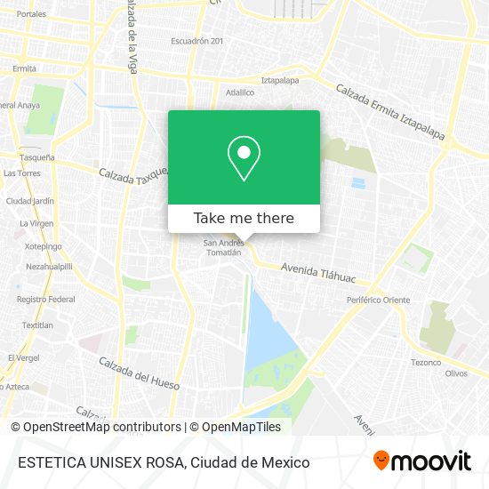 ESTETICA UNISEX ROSA map