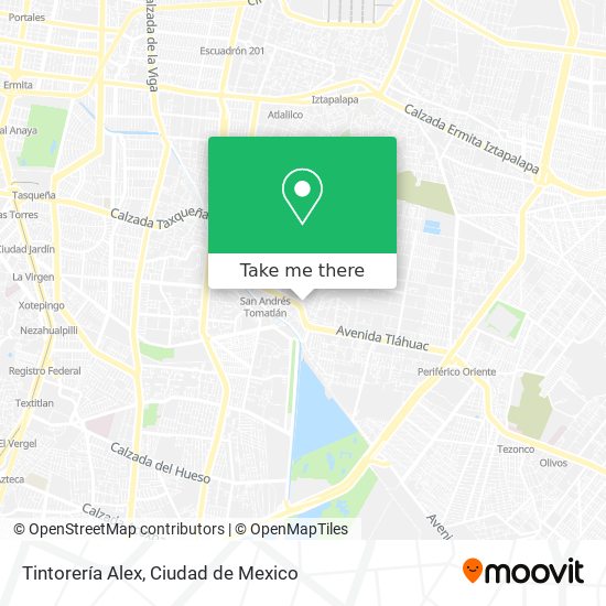 Tintorería Alex map