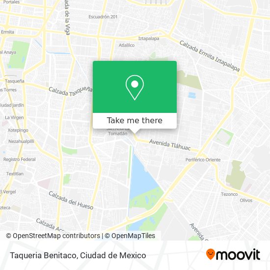 Taqueria Benitaco map