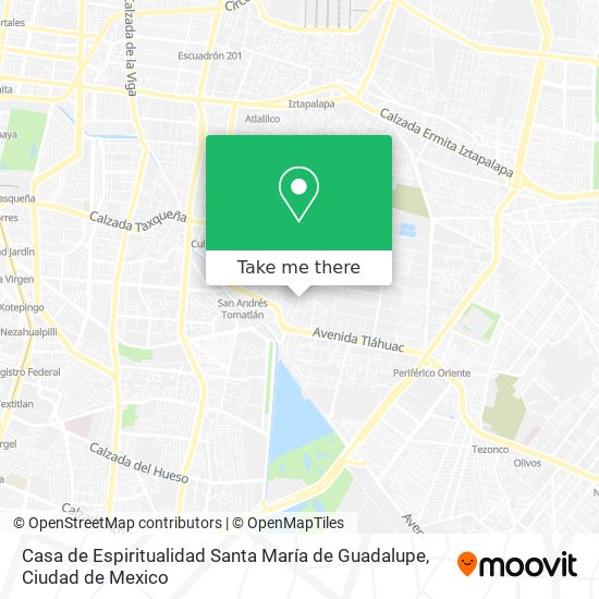 Casa de Espiritualidad Santa María de Guadalupe map