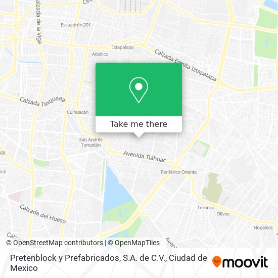 Pretenblock y Prefabricados, S.A. de C.V. map