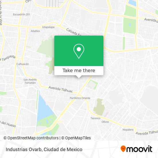 Industrias Ovarb map