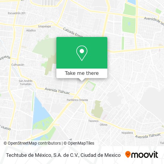 Mapa de Techtube de México, S.A. de C.V.