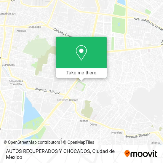 Mapa de AUTOS RECUPERADOS Y CHOCADOS