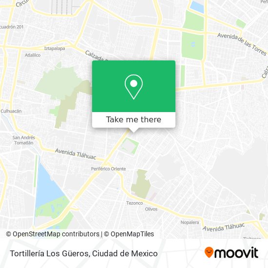 Mapa de Tortillería Los Güeros