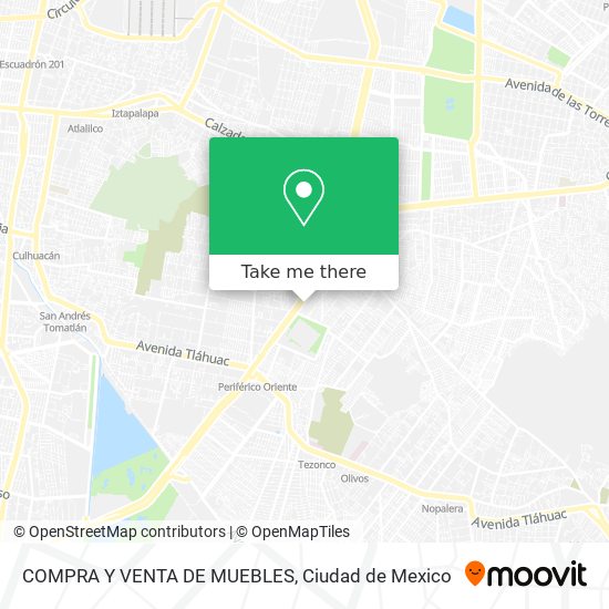 COMPRA Y VENTA DE MUEBLES map