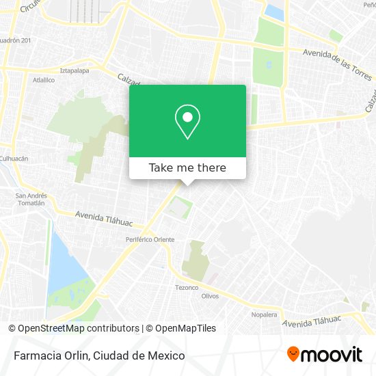 Mapa de Farmacia Orlin