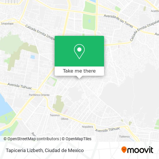 Mapa de Tapiceria Lizbeth