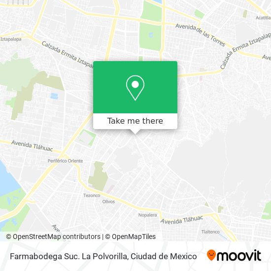 Mapa de Farmabodega Suc. La Polvorilla