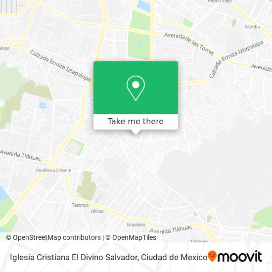 Iglesia Cristiana El Divino Salvador map