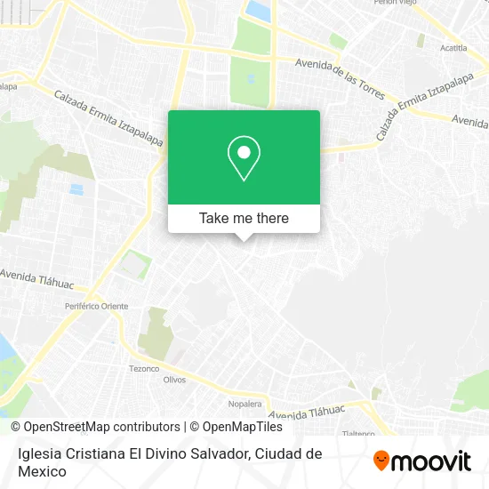 Iglesia Cristiana El Divino Salvador map