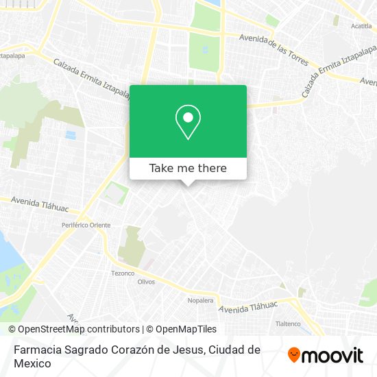 Farmacia Sagrado Corazón de Jesus map