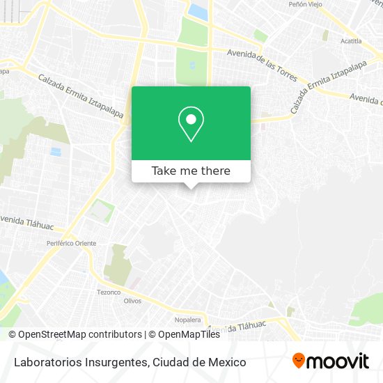 Laboratorios Insurgentes map