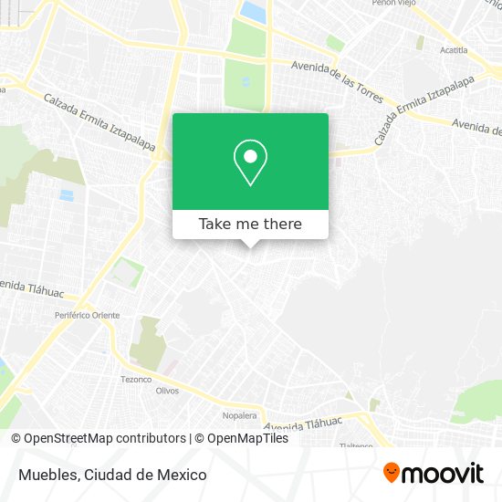 Mapa de Muebles