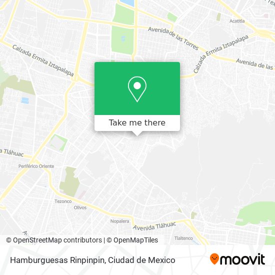 Hamburguesas Rinpinpin map