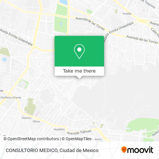 Mapa de CONSULTORIO MEDICO