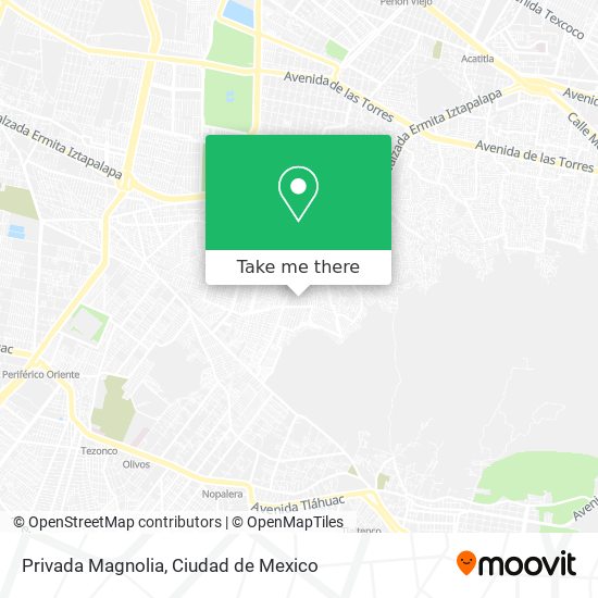 Mapa de Privada Magnolia
