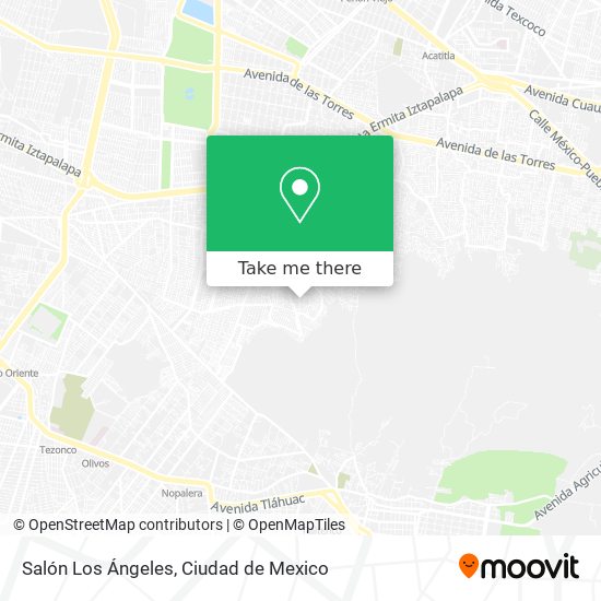 Salón Los Ángeles map