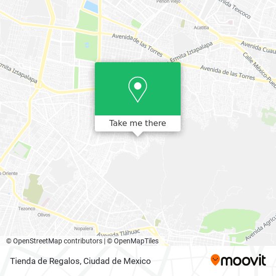 Mapa de Tienda de Regalos