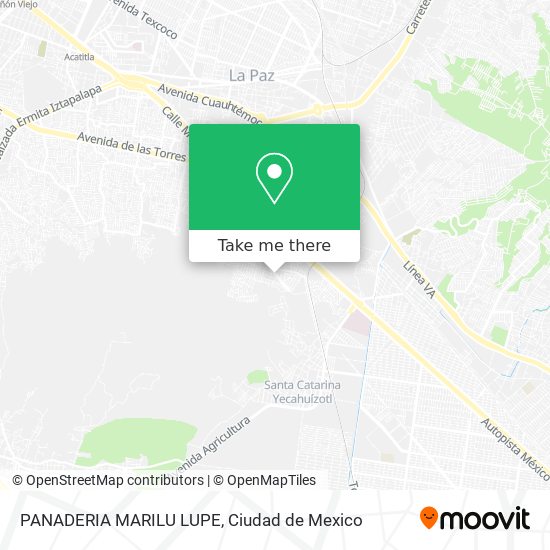 PANADERIA MARILU LUPE map