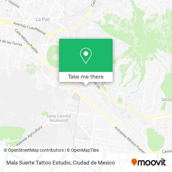 Mala Suerte Tattoo Estudio map