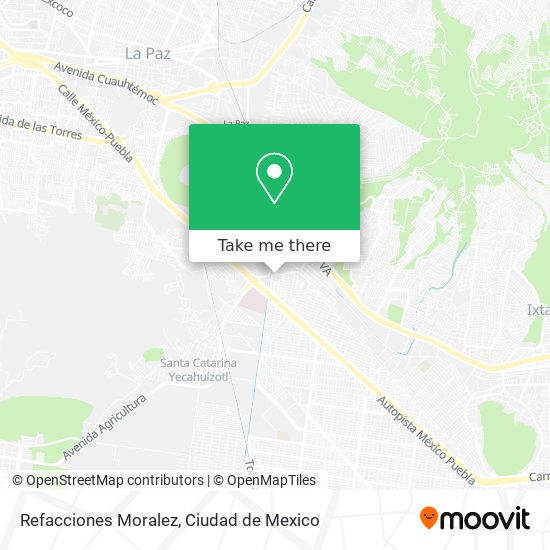 Refacciones Moralez map