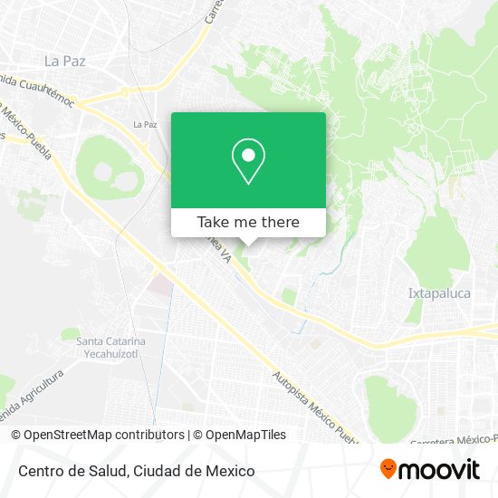 Centro de Salud map
