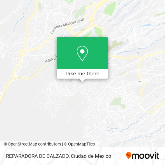 Mapa de REPARADORA DE CALZADO