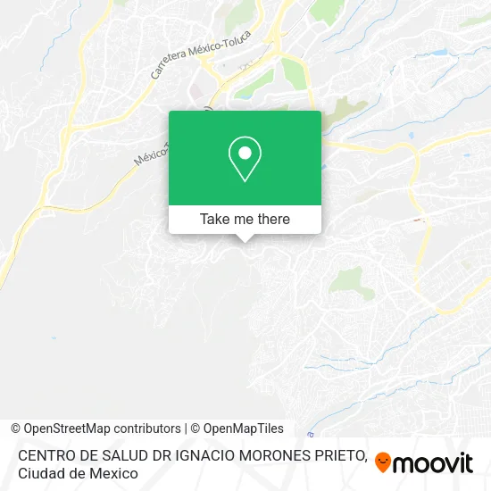 Mapa de CENTRO DE SALUD DR IGNACIO MORONES PRIETO