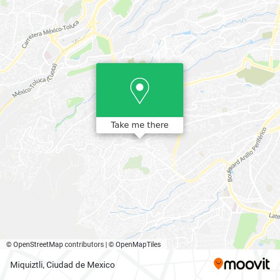 Mapa de Miquiztli