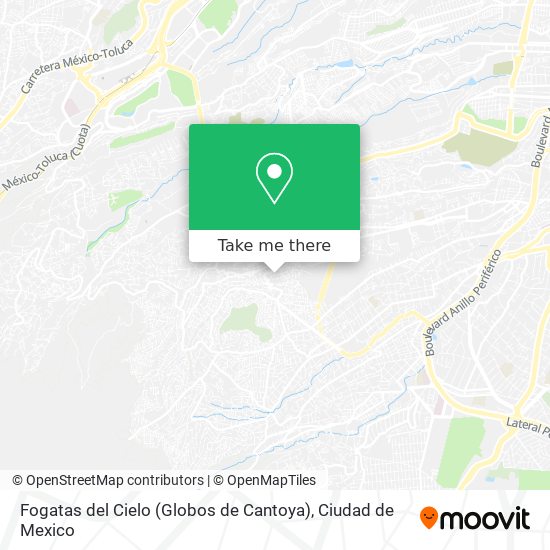 Mapa de Fogatas del Cielo (Globos de Cantoya)