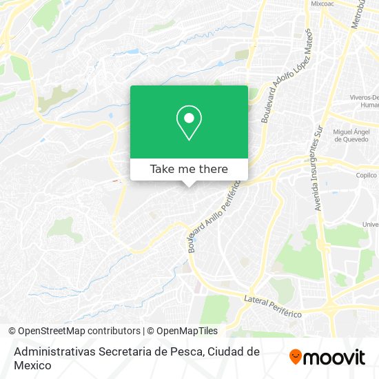 Administrativas Secretaria de Pesca map