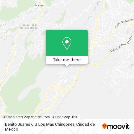 Mapa de Benito Juares 6 B Los Mas Chingones