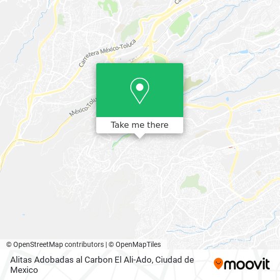 Mapa de Alitas Adobadas al Carbon El Ali-Ado