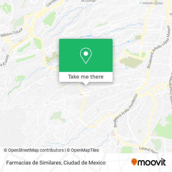 Farmacias de Similares map