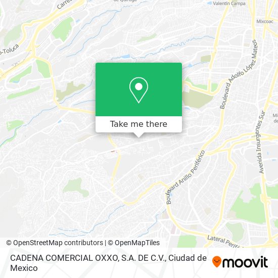 CADENA COMERCIAL OXXO, S.A. DE C.V. map