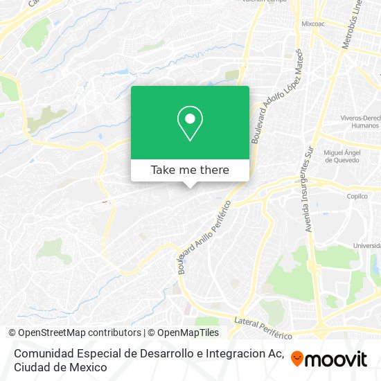 Comunidad Especial de Desarrollo e Integracion Ac map