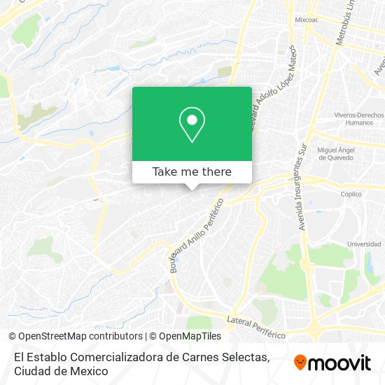 El Establo Comercializadora de Carnes Selectas map
