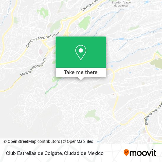 Club Estrellas de Colgate map