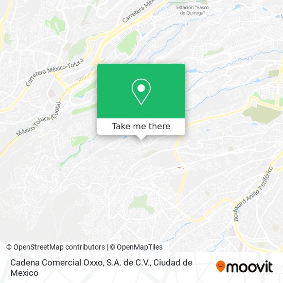 Mapa de Cadena Comercial Oxxo, S.A. de C.V.