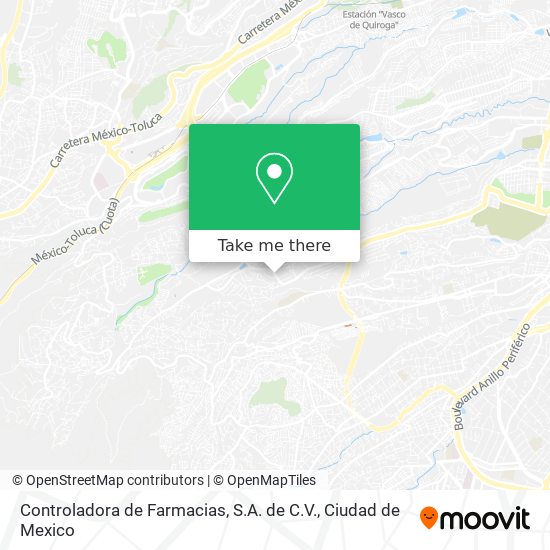 Controladora de Farmacias, S.A. de C.V. map