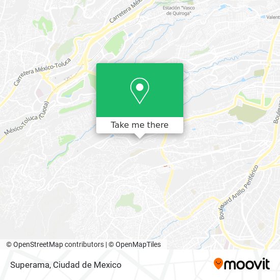 Mapa de Superama